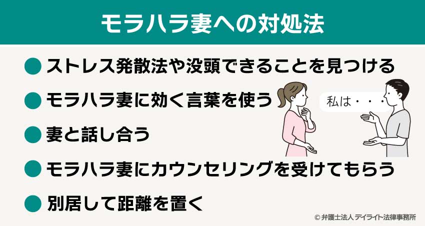 モラハラ妻への対処法