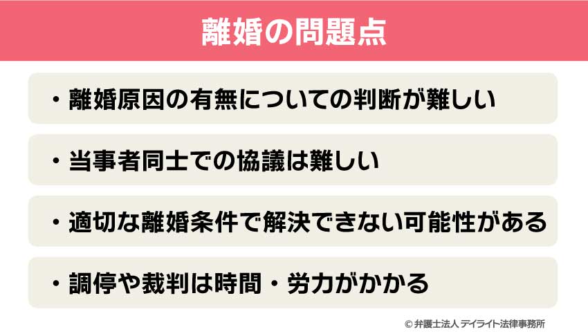 離婚の問題点