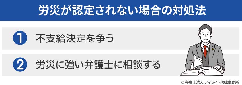 労災が認定されない場合の対処法